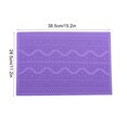 thumbnail image 3 of Silicone Cake Mold Rectangle Sugar Craft Lace Rectangle Shaped Bakeware DIY Fondant Mat Heat Resistant Kitchen DIY Baking Dessert Decorating Tool, 3 of 8
