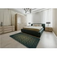 thumbnail image 5 of Ahgly Company Machine Washable Indoor Rectangle Transitional Midnight Gray Area Rugs, 5' x 7', 5 of 7