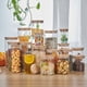 thumbnail image 1 of Latas selladas de vidrio de borosilicato alto, latas de té con tapa de bambú, latas de almacenamiento transparentes, latas de dulces, latas de almacenamiento de cocina, 1 of 5