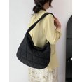 thumbnail image 4 of Kukuzhu Quilted Shoulder Tote Shoulder Bag Women Padding Cotton Down Hobo Bag Large Casual Shopping Bags, 4 of 7