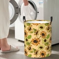thumbnail image 6 of Uemuo Sunflowers Pattern Circular Laundry Hamper Basket with handles,Collapsible laundry basket,Large capacity laundry hamper,Laundry Organizer-Medium, 6 of 8