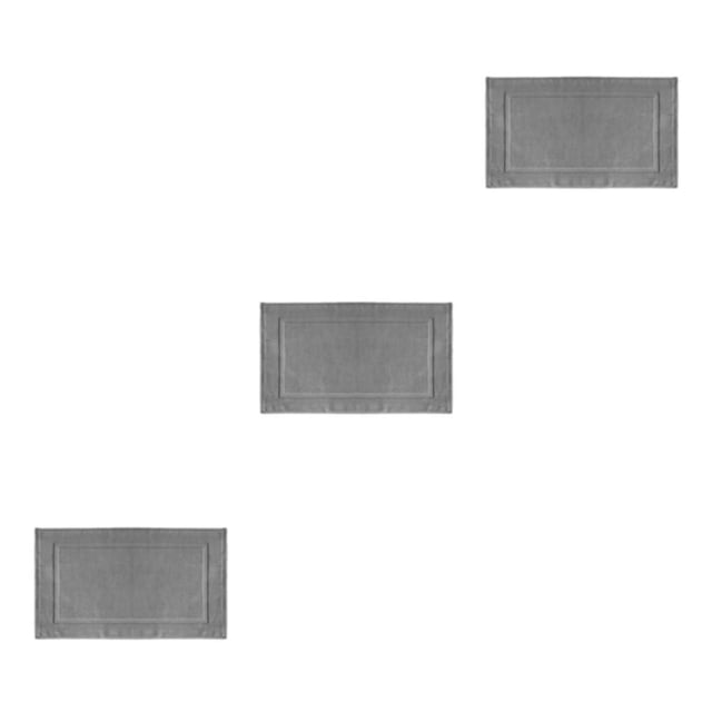 Wosthever Alfombrilla de algodón cómoda y absorbente para suelo de ducha Alfombrilla de ducha lavable a máquina gris Type1 NO1