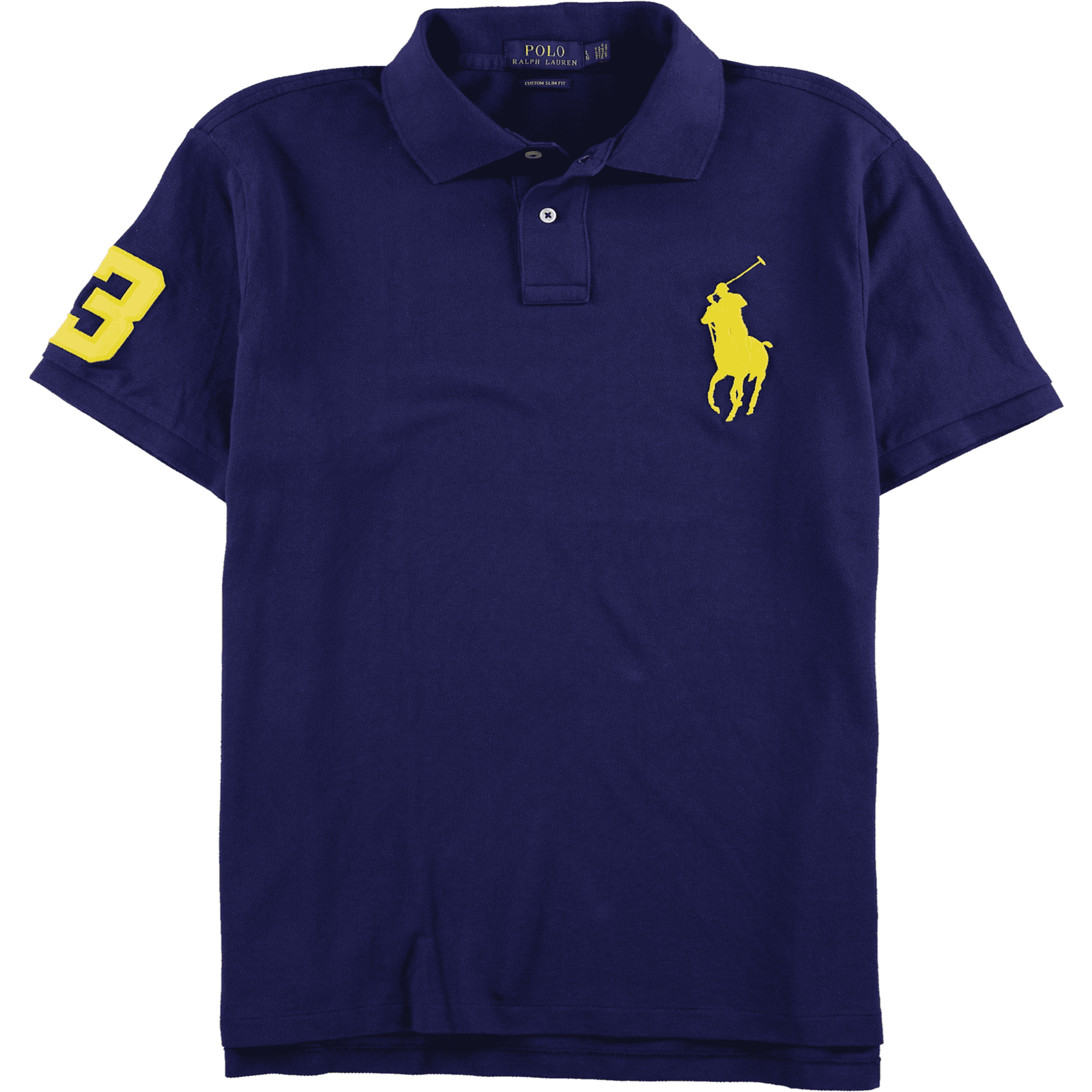Polo de Rugby Ralph Lauren con Logo bordado para hombre Azul
