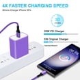 thumbnail image 2 of Fits for iPhone 17 16 15 Fast Charger, Comtiable for iPhone Charger 3Pack20W USB C Charger, 10ft Charging Cable 60W C to C Cable Cord, Wall Charger Adapter Power Charging Station Type C Charger Block, 2 of 9