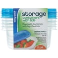 thumbnail image 2 of Easy Pack 8061 Microwaveable Rectangular Storage Container, 9-1/4 oz, Plastic, Assorted, 2 of 2