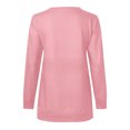 thumbnail image 5 of Yuyuzo Tunic Tops for Women Long Sleeve Pullover Round Neck Half Zipper Solid Color Fall Top Blouses, 5 of 5