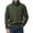 Blackish Green, variant on Migroa Mens Solid Color Half Zip Sweatshirt, Men's Solid Color Half Zip Sweatshirt, Stand Collar Long Sleeve Hoodless Top, Casual Sport Shirt Stand Collar Hoodless Top Sport Casual Wear, Sports,