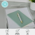 thumbnail image 4 of Martha Stewart Brody Acrylic Letter Tray Office Desktop Organizer with Handles, 12.75" x 8.75", 4 of 10