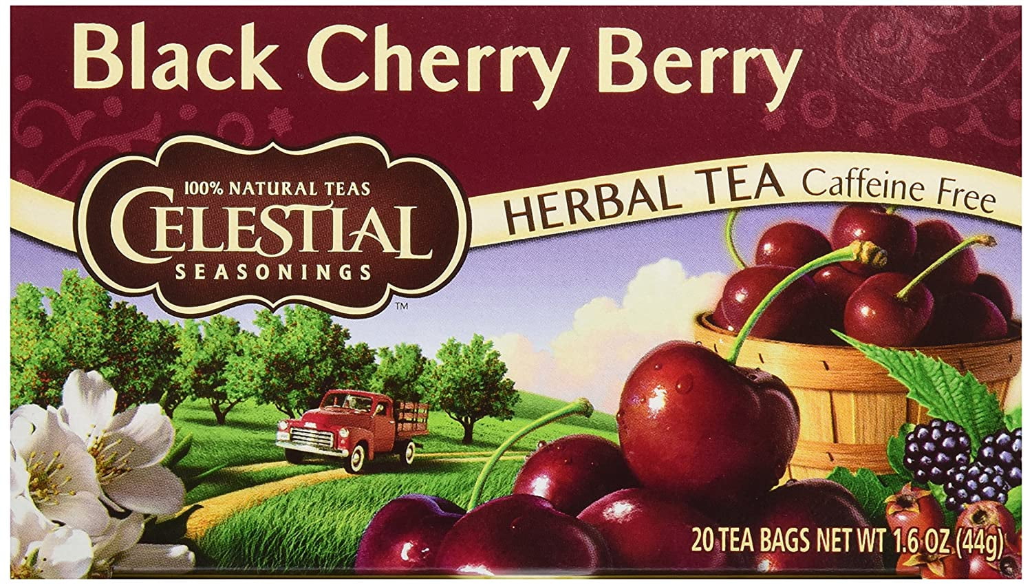 Celestial Seasonings Black Cherry Berry Tea, 20 ct