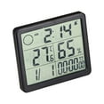 thumbnail image 2 of Hygrometer under $5! Yannianjz Digital Indoor Thermometer Hygrometer, Temperature Humidity Monitor with LCD Display, Room Thermometer for Home Office, Tabletop Hygrometer with High Low Records, 2 of 7