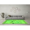 thumbnail image 3 of Ahgly Company Indoor Square Abstract Green Modern Area Rugs, 5' Square, 3 of 4