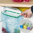 thumbnail image 2 of Soporte de estilo trasero para puerta de armario para un diseño que ahorra espacio, soporte para bolsa de basura para colgar bolsas de basura, almacenamiento portátil de bolsas de basura respetuoso, 2 of 5
