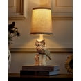 thumbnail image 3 of Lámpara de mesa Lamp G-SAFAVA de 14.25 pulgadas con diseño de búho de resina, 3 of 7