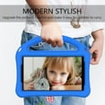 thumbnail image 6 of SaniMore 7 inch Universal Kids Case for Galaxy Tab A 7.0 (SM-T280/T285) & Tab 4/3 7.0 SM-T230/T231/T210/P3200 & Tab E/3 Lite 7.0 SM-T113/T110, Shockproof EVA 【Handle & Stand】 Protective Cover, Blue, 6 of 8