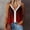 Red, variant on Idoravan Tank Tops for Women Women's Fashion Solid Sleeveless Vest T-shirt Sling Blouse V Neck Casual Tops