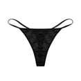 thumbnail image 2 of Varsbaby Women's Cotton G-String Thongs T-back Underwear 5 Pcs, 2 of 3