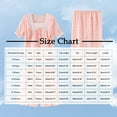 thumbnail image 3 of ZhuoLiL Girls Pajamas Size 7-8 Short Sleeve Children's Summer Solid Color Pajamas Home Casual Comfortable Soft Set Three Piece Set For Kids(3Years-16Years), 3 of 6
