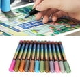 thumbnail image 7 of BreaDeep 12 Colors Acrylic Paint Pens 0.7mm Fine Tip Acrylic Markers DIY Drawing Paint Markers for Wood Stone Glass, 7 of 7