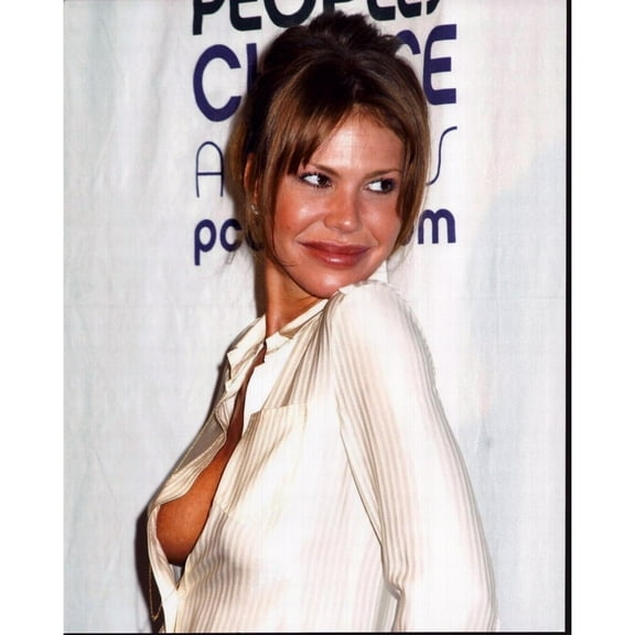Nikki Cox Looking Over Shoulder In Open White Top Photo Print (8 x 10) - Item # MVM51128