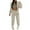 Khaki, variant on Women Sweatsuits Sets 2 Piece Zipper Hoodie Long Sleeve Pullover and Baggy Sweatpants Lounge Sets Womens Fall Clothing Women'S Clothing