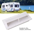 thumbnail image 3 of RV Exhaust Vent Cover, RV Range Hood Vent Cover with Locking Damper and Screws for  Trailer RV, RV Side Vent Fan Cover Exhaust Hood Vent Parts, Include 10Pcs Screws, 3 of 7