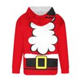 thumbnail image 5 of Yusimy Mens Christmas Printed Hoodie with Pockets & Drawstring Long Sleeve Pullover Athletic Top, 5 of 6