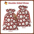 thumbnail image 2 of Honeii Cute Baseball Print Small Burlap Bags,Christmas Drawstring Treat Bags Gift Bags Reusable Candy Goodie Wrapping Bags for Holiday Party Favors Supplies -Small, 2 of 9
