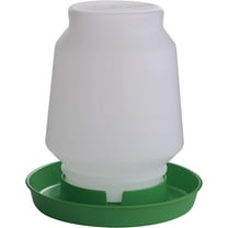Miller Manufacturing Plastic Poultry Fountain Complete Waterer Green 1 Gallon