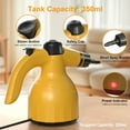 thumbnail image 4 of LVL 350ml Handheld Steam Cleaner: Multi-Surface Steamer with 12 PCS Accessories Pressurized Natural Steam Cleaner for Home Cleaning Dirt, Grease, Grout, Tile, Floor, Couch and Car-Yellow, 4 of 8