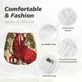 thumbnail image 4 of Salouo Mythical Red Stag Illustration Print Women's 2 in 1 Running Shorts Double-Layer Shorts Athletic Workout Gym Yoga Shorts Running Shorts for Women-Large, 4 of 7