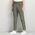 thumbnail image 2 of AIEOTT Boys Athletic Pants with Zipper Pockets Water Resistant Quick Dry Outdoor Hiking Pants Lightweight Jogger Pants, 2 of 6