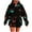 1-Black, variant on Makaor Cute Hoodies for Women Halloween Tunic Sweatshirt with Pockets Fleece Long Sleeve Pullover Oversized Tops