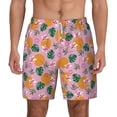 thumbnail image 2 of Goofa Fruit Printed Men's Swim Trunks Board Shorts Quick Dry Mens Swimming Trunks with Compression Liner,Breathable Fit Hawaii Beach Shorts-3X-Large, 2 of 9