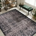 thumbnail image 5 of CAMILSON Machine Washable Rug Distressed Vintage Area Rugs Stain and Water Resistant Traditional Bohemian Indoor Carpet (9x12 2003-Beige), 5 of 8