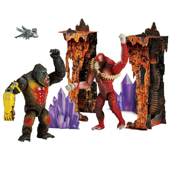 Godzilla vs. Kong Collectible 4  Action Figures, Multicolor, 3.50" x 9.50" x 9"