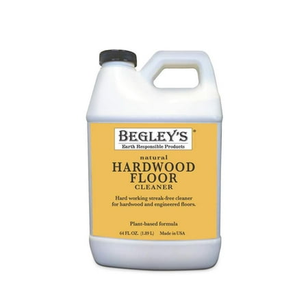 Begley's Best Earth Responsible Natural Plant-Based Hardwood Floor Cleaner, Fresh Citrus Scent, 64 oz 64 oz (Best Floating Hardwood Floor)