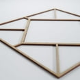 thumbnail image 5 of Ekena Millwork 15 3/8"W x 15 3/8"H x 1/4"T Medium Hudson Decorative Fretwork Wood Wall Panels, Hickory, 5 of 18