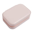 thumbnail image 1 of Caja organizadora de joyas, contenedor de cuero PU, soporte portátil para almacenamiento de joyas para BBRosa Yuyangstore Organizador de joyas, 1 of 7