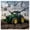 DarkGreen, variant on Farm Tractor Wooden Wall Clock Silent Non Ticking, Green Truck Country Rustic Field Harvester Square Wall Clocks Battery Operated, Decor Clock for Home Office, Living Room, Kitchen, 12 Inch