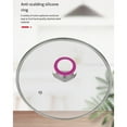 thumbnail image 3 of Universal Stainless Steel Anti-scald Pot Cover Knob Household Kitchen Pan Lid Antislip Pan Lid Handle Grip Cookware Kitchenware Blue Large, 3 of 8
