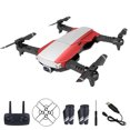 thumbnail image 1 of Cuadricóptero FPV WiFi de 2,4 GHz con diseño plegable, dron con cámara 4K en color rojo y blanco, 1 of 8