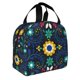 thumbnail image 2 of Easygdp Colorful Mexican Flower Bolsa Térmica Premium - Tela Oxford Impermeable, Gran Capacidad, Bolsillo Frontal, Unisex para Trabajo, Escuela, Actividades al Aire Libre y Picnics, 2 of 7