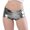 B, variant on Women's Metallic Rave Booty Shorts Shining Low Waist Shorts Dance Festival Bottoms Faux Leather Hot Pants Clubwear Gifts