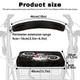 thumbnail image 6 of HELLHERO Piano Snowman Walker Seat Back Guard Cover Set Senior-Specific Seat Back Cover Set Easy-Clean Waterproof Design, 6 of 7