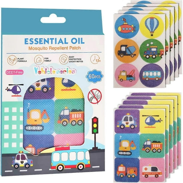 Children's Mosquito Repellent, Mosquito Repellent Patches, Mosquito Repellent Patches, Anti-Mosquito Patches Self-Adhesive Natural Mosquito Repellent