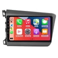 thumbnail image 2 of RoverOne 4+64GB Car Stereo CarPlay GPS Navigation Bluetooth for Honda Civic 9 FB FK FD 2011-2015 Android Touch Screen Player, 2 of 4