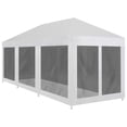 thumbnail image 1 of vidaXL Party Tent with 8 Mesh Sidewalls 9x3 m, 1 of 4