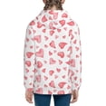 thumbnail image 6 of Pofeuu Hearts Print Teenage Zipper Hoodie Sweatshirts Hooded Casual Jackets With Pocket For Boys Girls-Small, 6 of 6