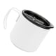 thumbnail image 2 of Taza de café de viaje aislada de acero inoxidable, 350 ml, doble capa, blanca, 2 of 10