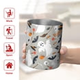 thumbnail image 5 of 12oz Coffee Tumblers Happy Halloween Pattern Stainless Steel Vacuum Insulated Travel Tumbler Coffee Cups Mug with Lid and Straw with Cleaning Brush for Cold & Hot Drinks, 5 of 5